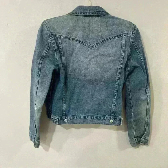 Vintage Boston Proper Essential Medium Wash Denim Jacket Women’s Size Medium - Picture 3 of 4